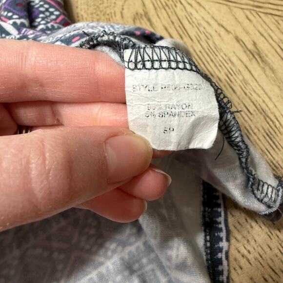 Loveappella Purple Geometric‎ Print Mini Dress - Picture 4 of 10